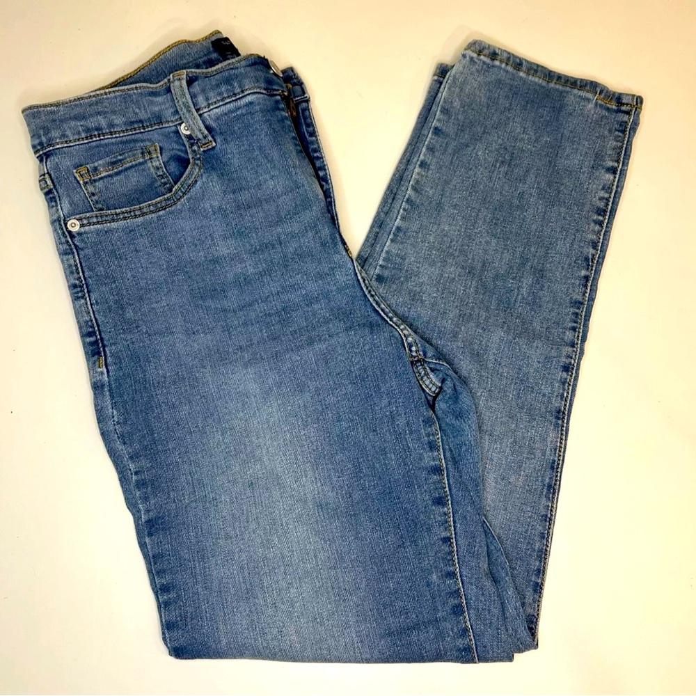 Banana Republic Premium Denim High Rise Slim Jeans Size 30/10 Light Wash Blue